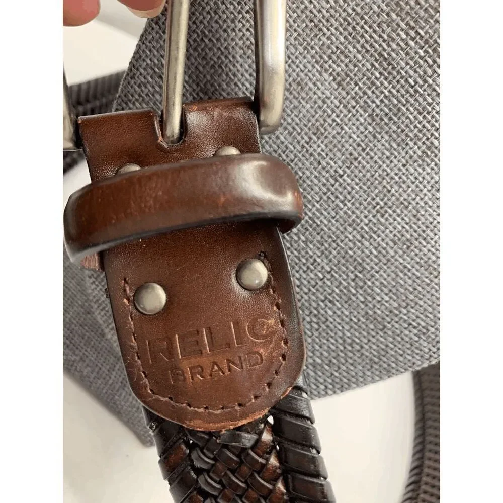 Relic Brand Brown Woven Belt
